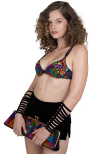 KORIE-SEQ Jeffrey Campbell Top Rainbow Multi