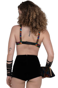 KORIE-SEQ Jeffrey Campbell Top Rainbow Multi
