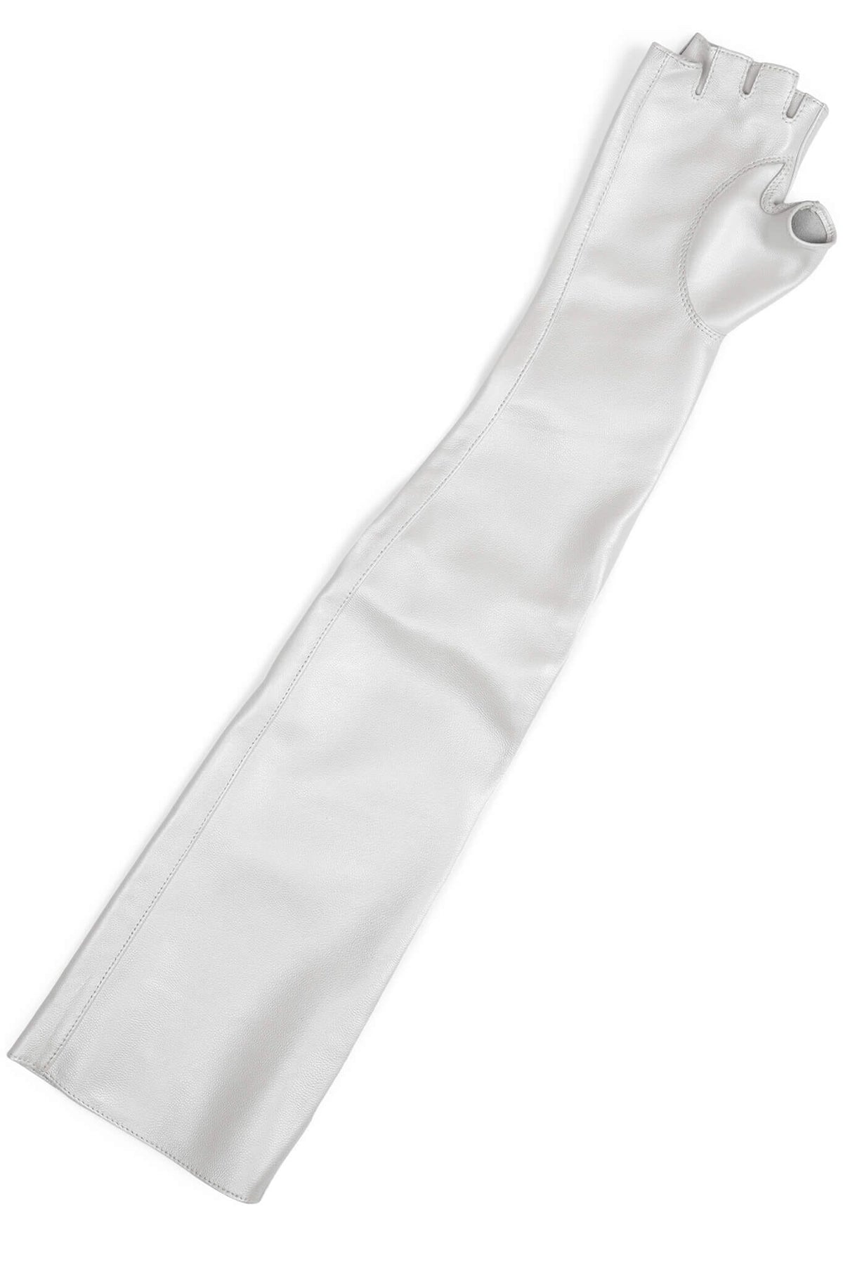 KRAFTIG GLOVES Jeffrey Campbell Leather Gloves White