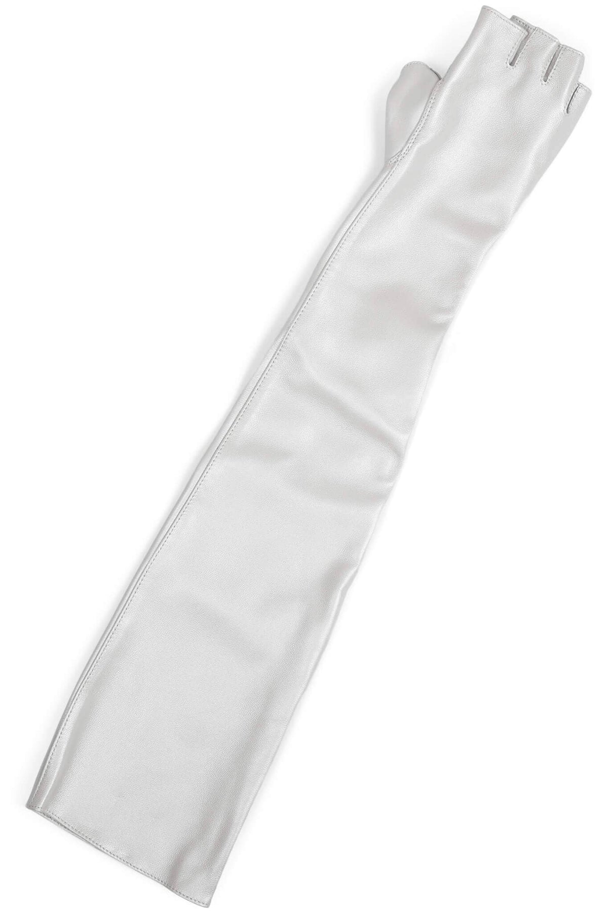 KRAFTIG GLOVES Jeffrey Campbell Leather Gloves White