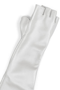 KRAFTIG GLOVES Jeffrey Campbell Leather Gloves White