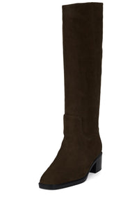 LADA Jeffrey Campbell Heeled Boot Brown Suede
_hover