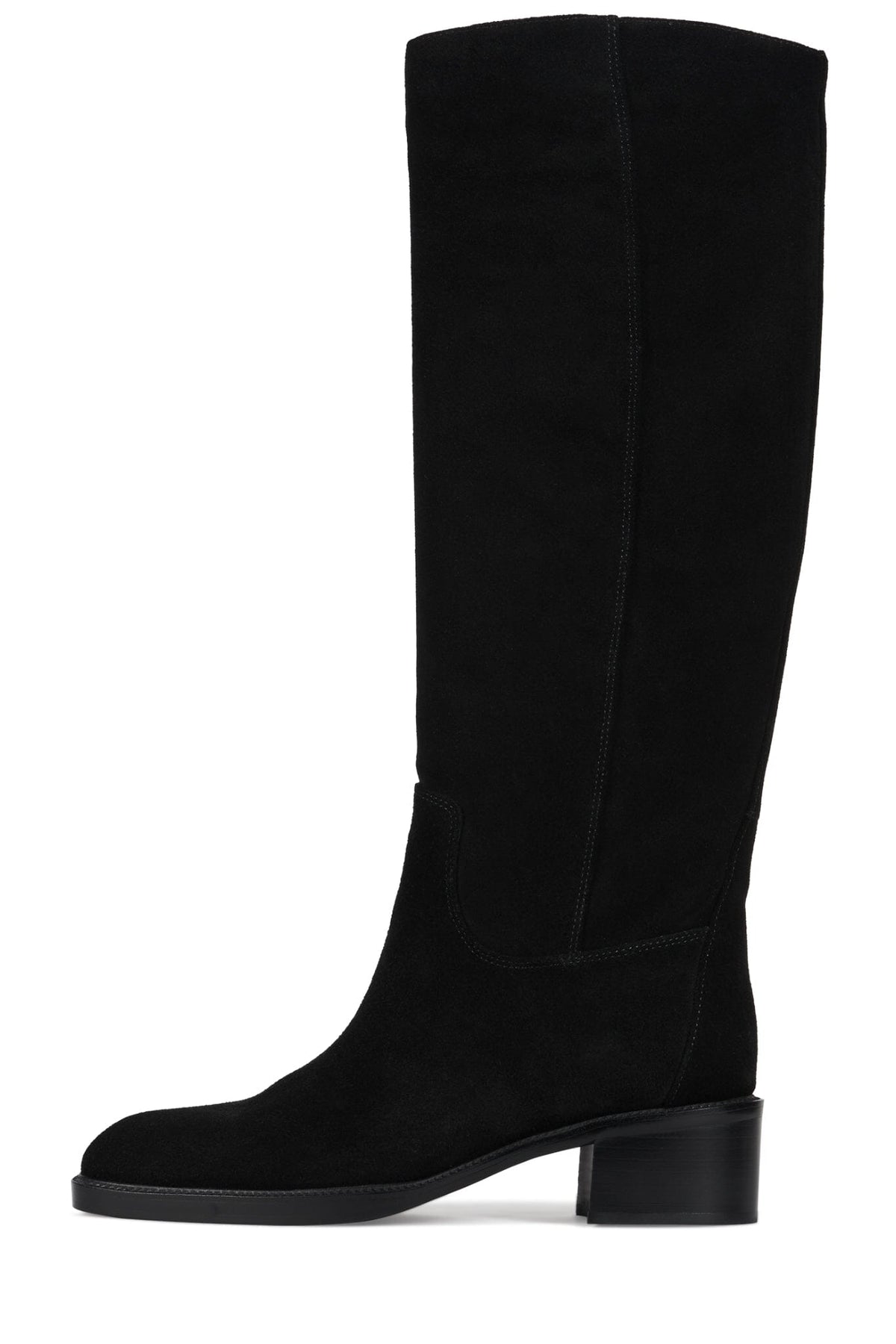 LADA Jeffrey Campbell Heeled Boot Black Suede