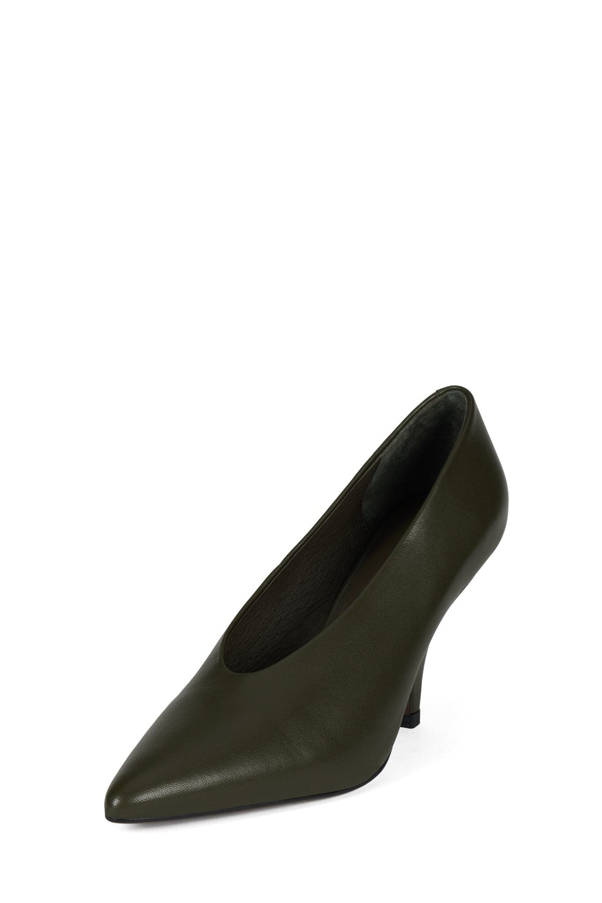 LAUFEY Heeled Mule Khaki _hover