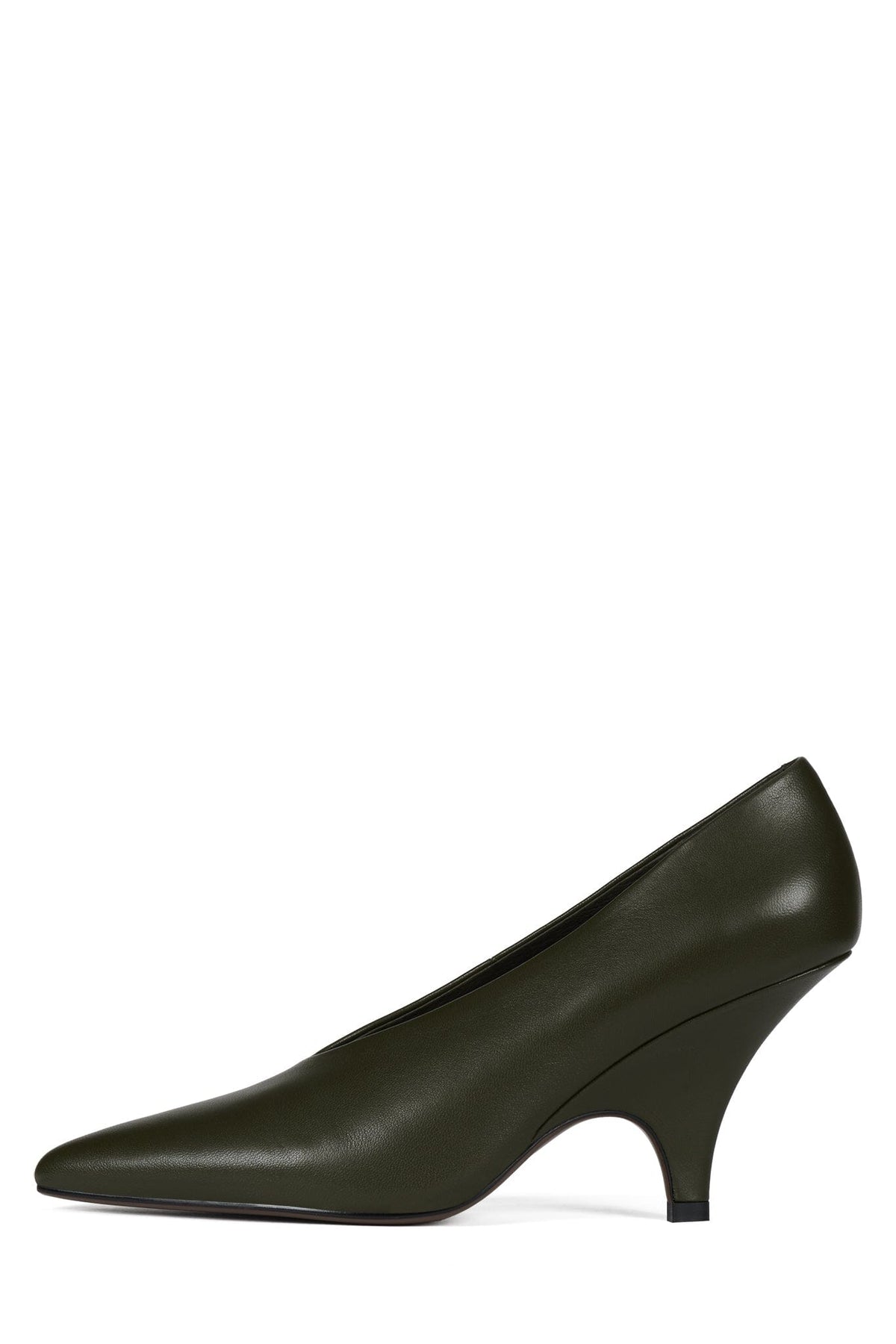 LAUFEY Heeled Mule Khaki