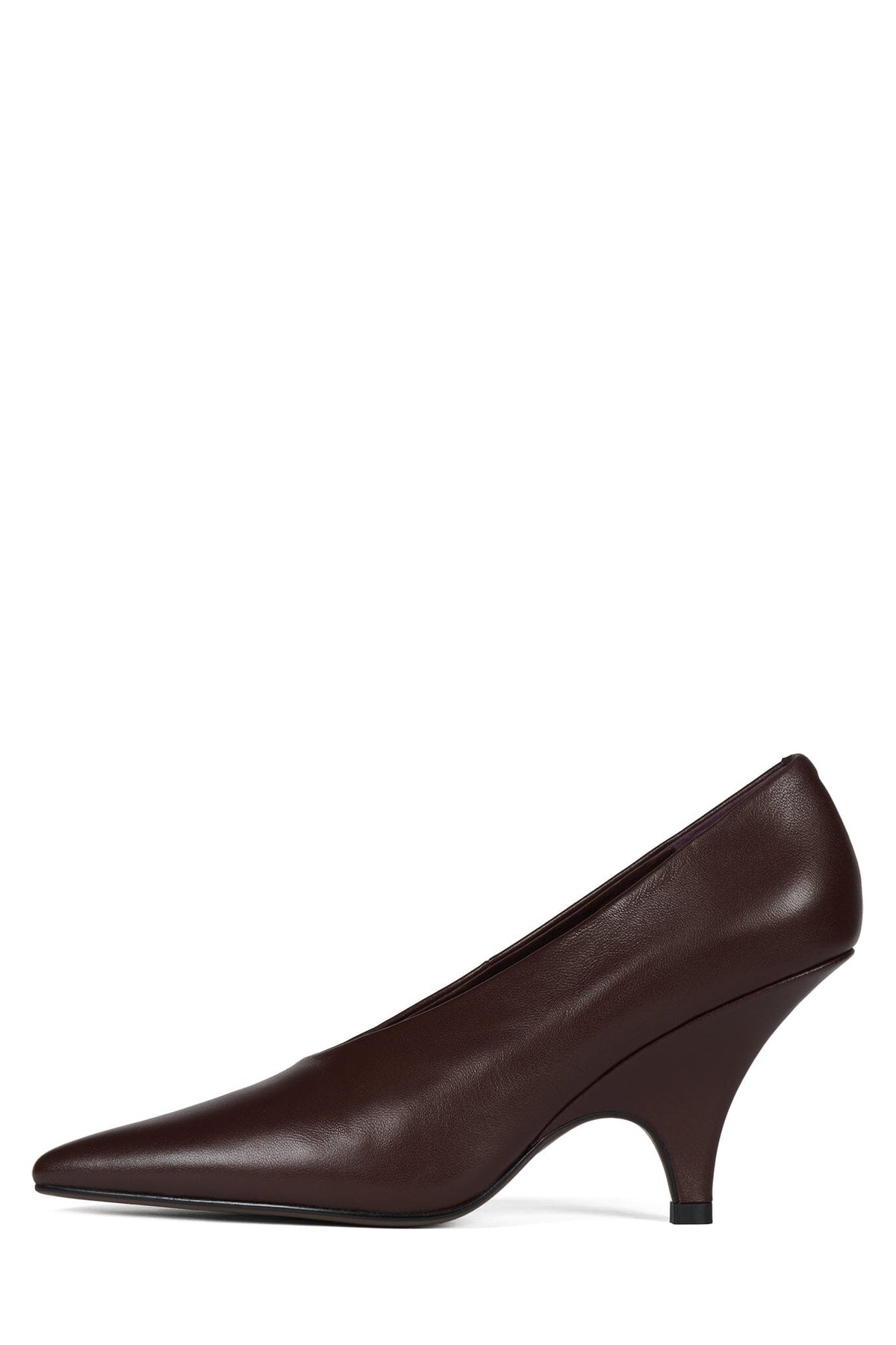 LAUFEY Heeled Mule Wine