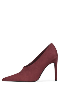 LE-CHAT Jeffrey Campbell Pump Wine Suede