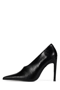 LE-CHAT Jeffrey Campbell Pump Black Crackle