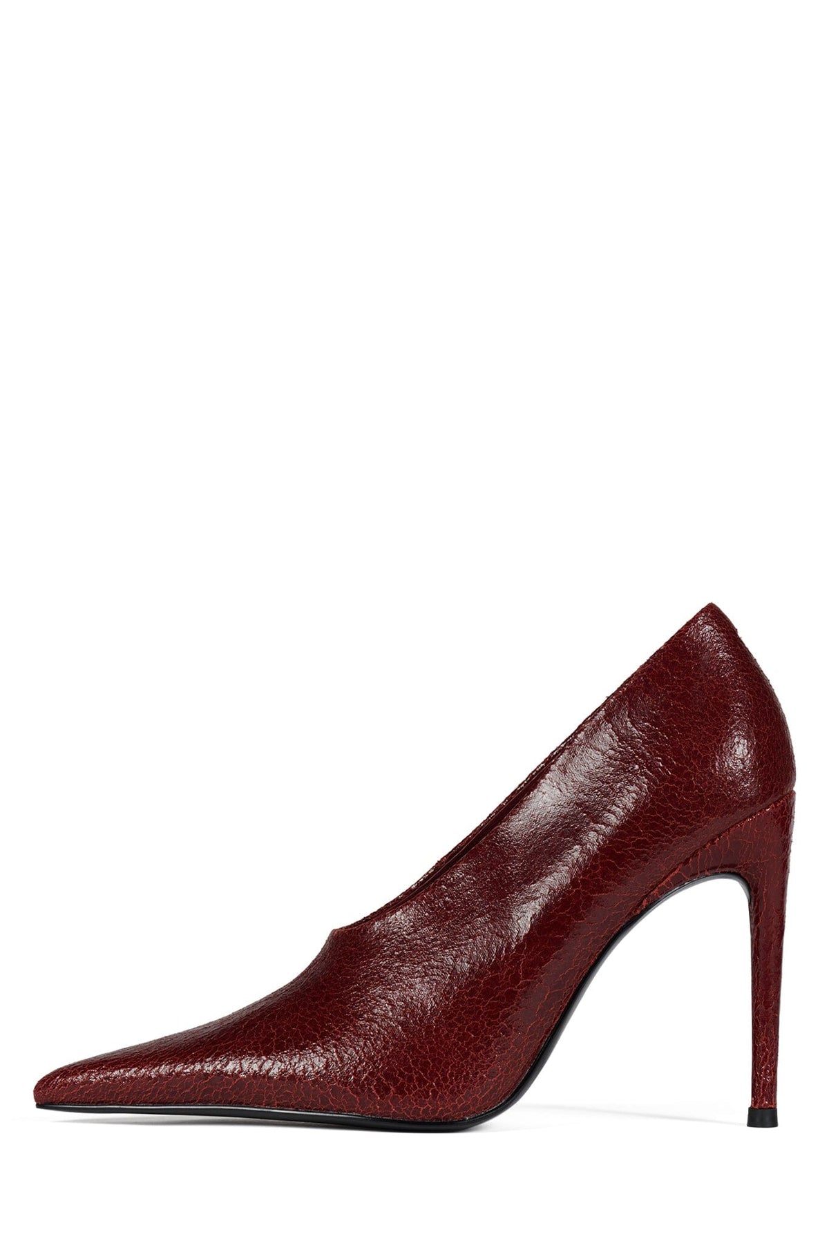 LE-CHAT Jeffrey Campbell Pump Wine Crackle