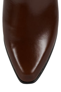 LE-STAT Jeffrey Campbell Knee-High Boot Brown