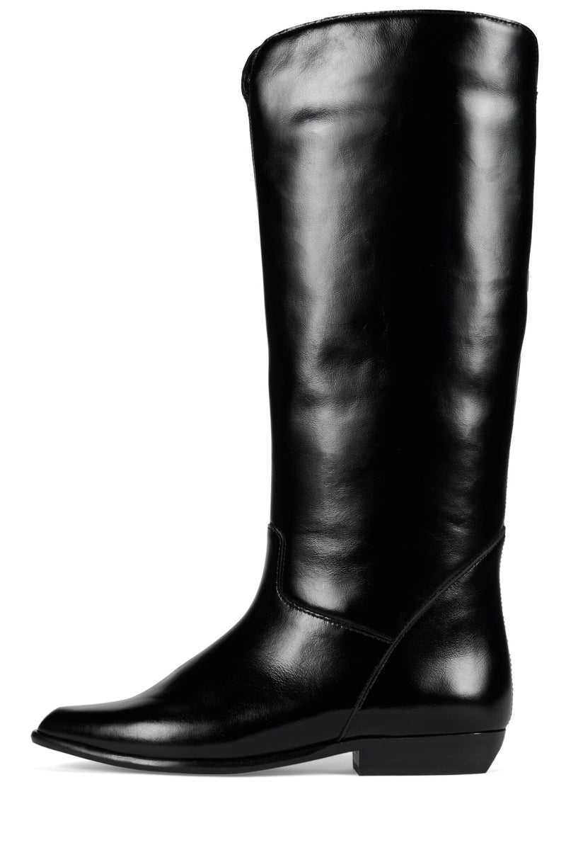 LE-STAT Jeffrey Campbell Knee-High Boot Black