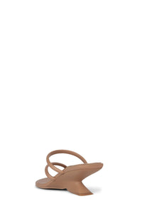 LELIA Jeffrey Campbell Strappy Sandals Natural