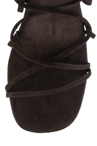 LIAH-2 Jeffrey Campbell Platform Sandal Coffee Suede