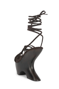 LIAH-2 Jeffrey Campbell Platform Sandal Coffee Suede