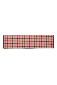 LIME-LIGHT Jeffrey Campbell Oversized Clutch Pink Plaid Combo