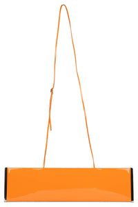 LIME-LIGHT Jeffrey Campbell Oversized Clutch Orange Patent
_hover