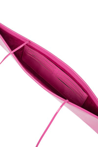 LIME-LIGHT Jeffrey Campbell Oversized Clutch Light Fuchsia Patent 