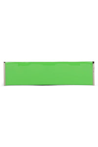 LIME-LIGHT Jeffrey Campbell Oversized Clutch Light Green Patent 