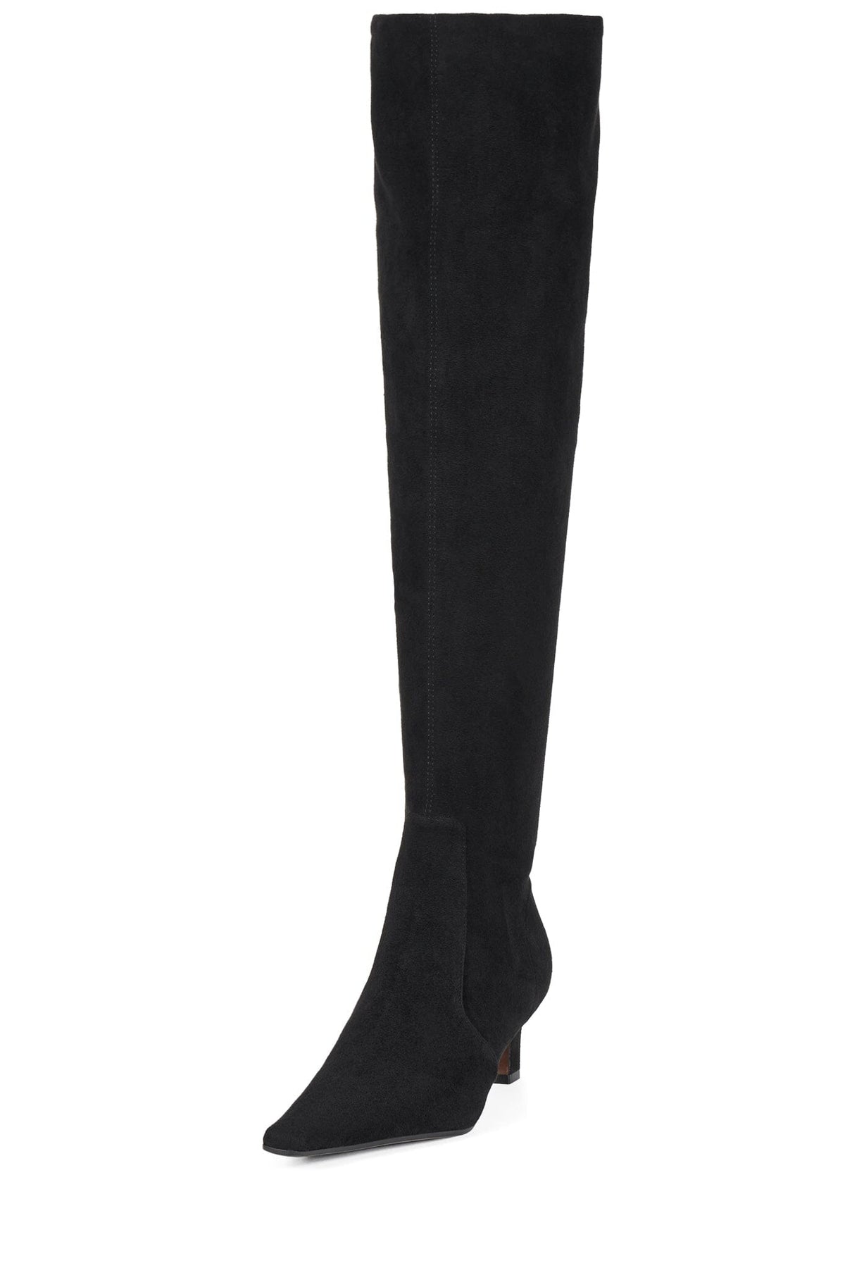 LIMINAL Heeled Boot Black Suede _hover