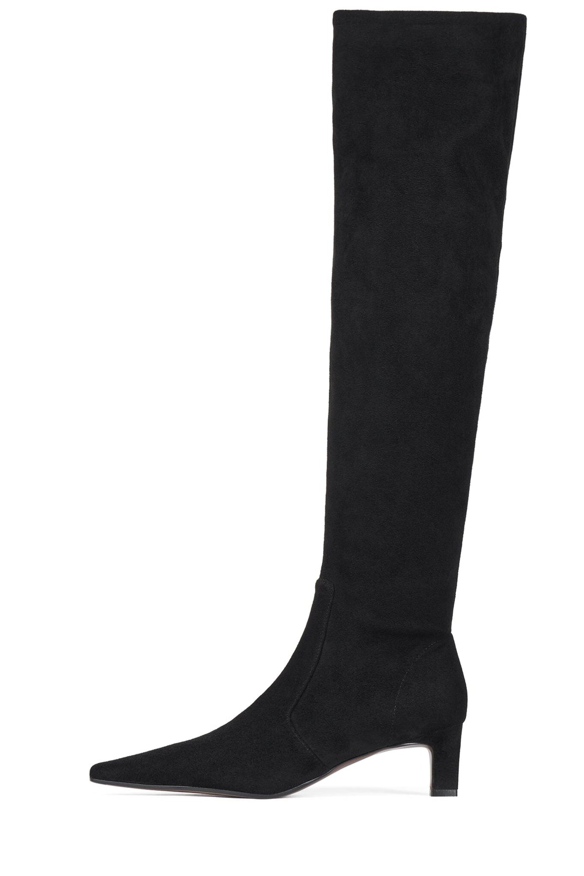 LIMINAL Heeled Boot Black Suede