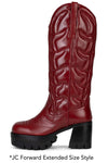 LINEDANCE Knee-High Boot HS Red 12 