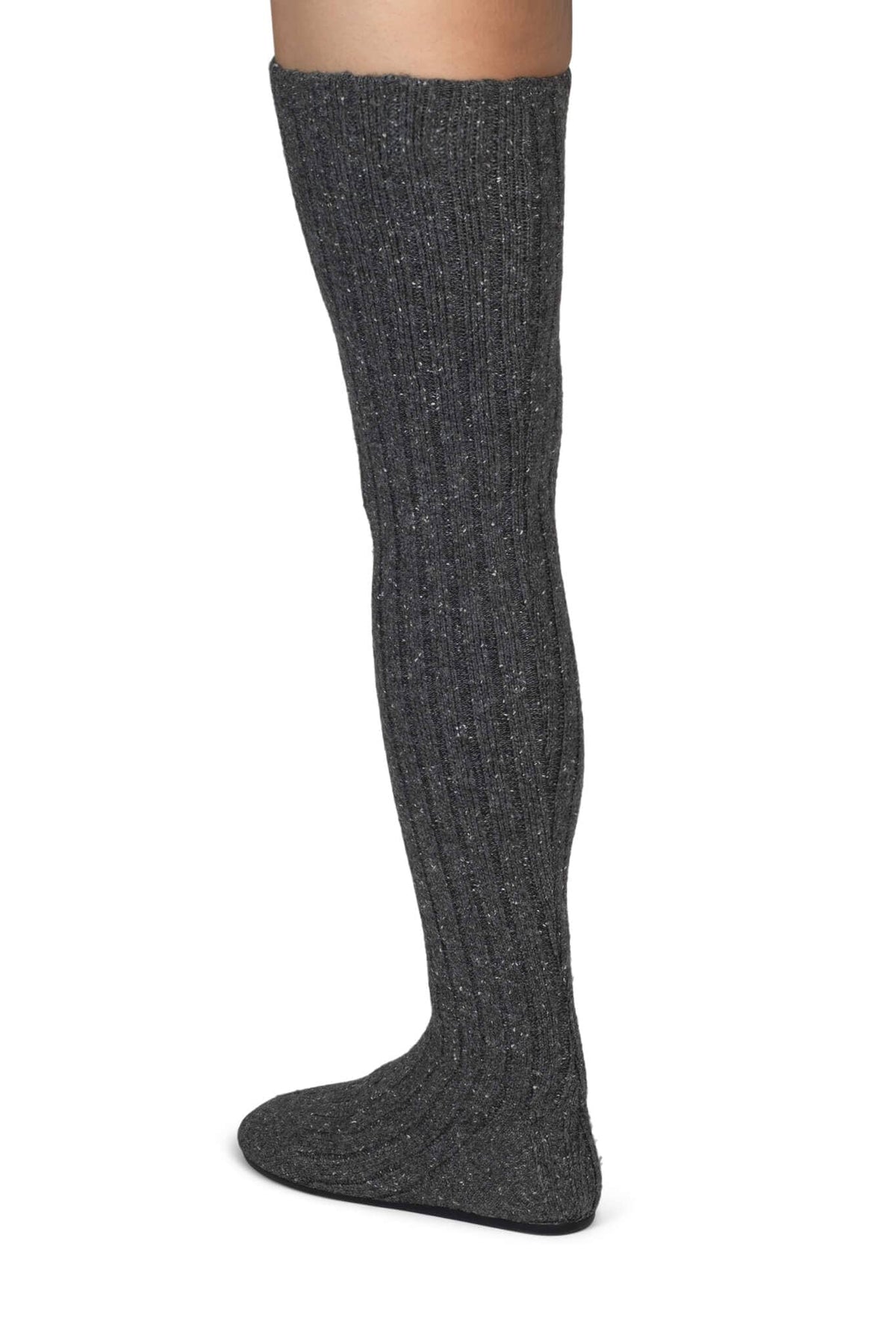 LININGS-OK Jeffrey Campbell Sock Boots Grey