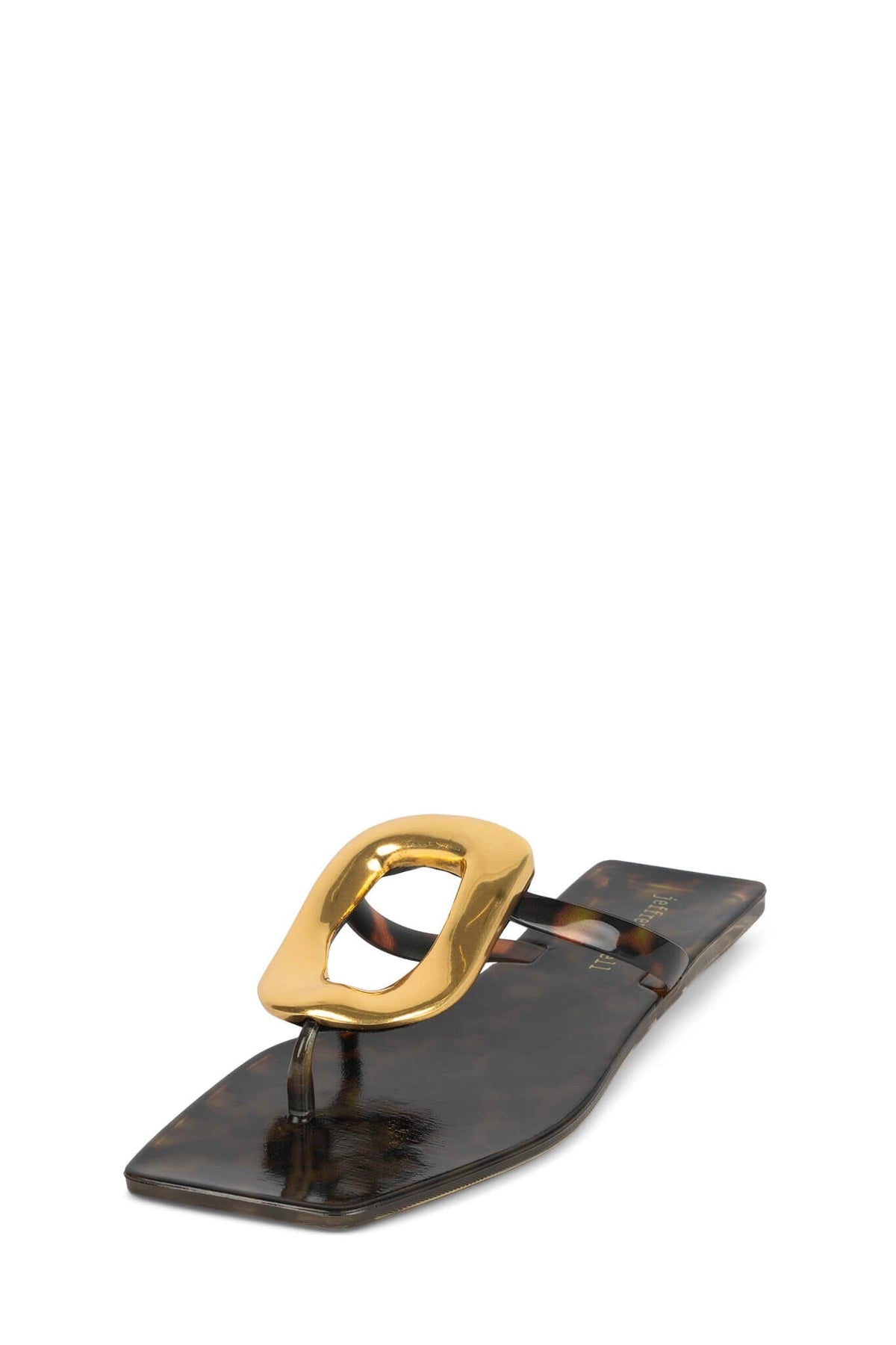 LINQUES-J Jeffrey Campbell Jelly Sandal Tortoise Gold
_hover