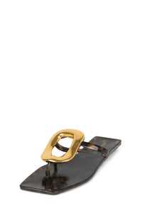 LINQUES-J Jeffrey Campbell Jelly Sandal Tortoise Gold
_hover