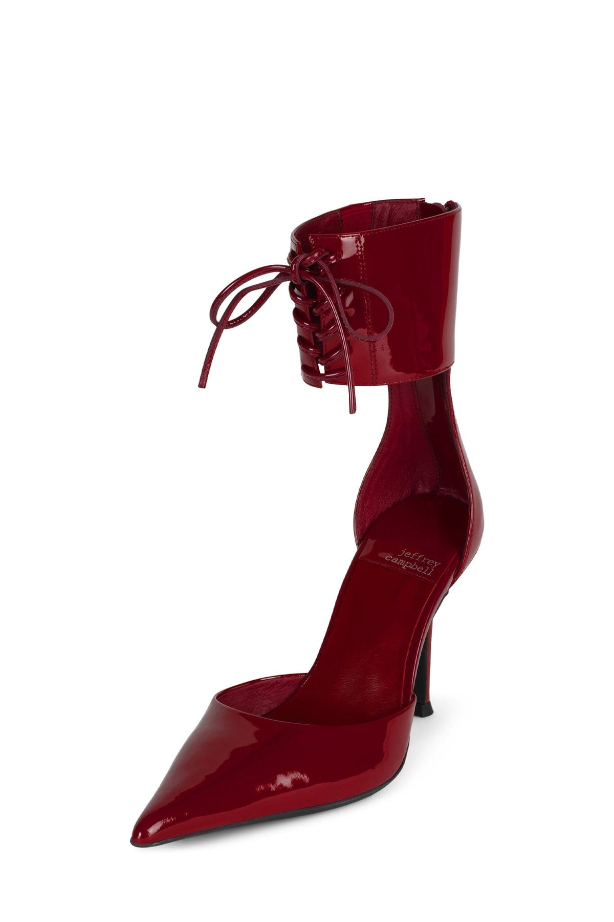 LIORA Jeffrey Campbell Stilettos Cherry Red Patent