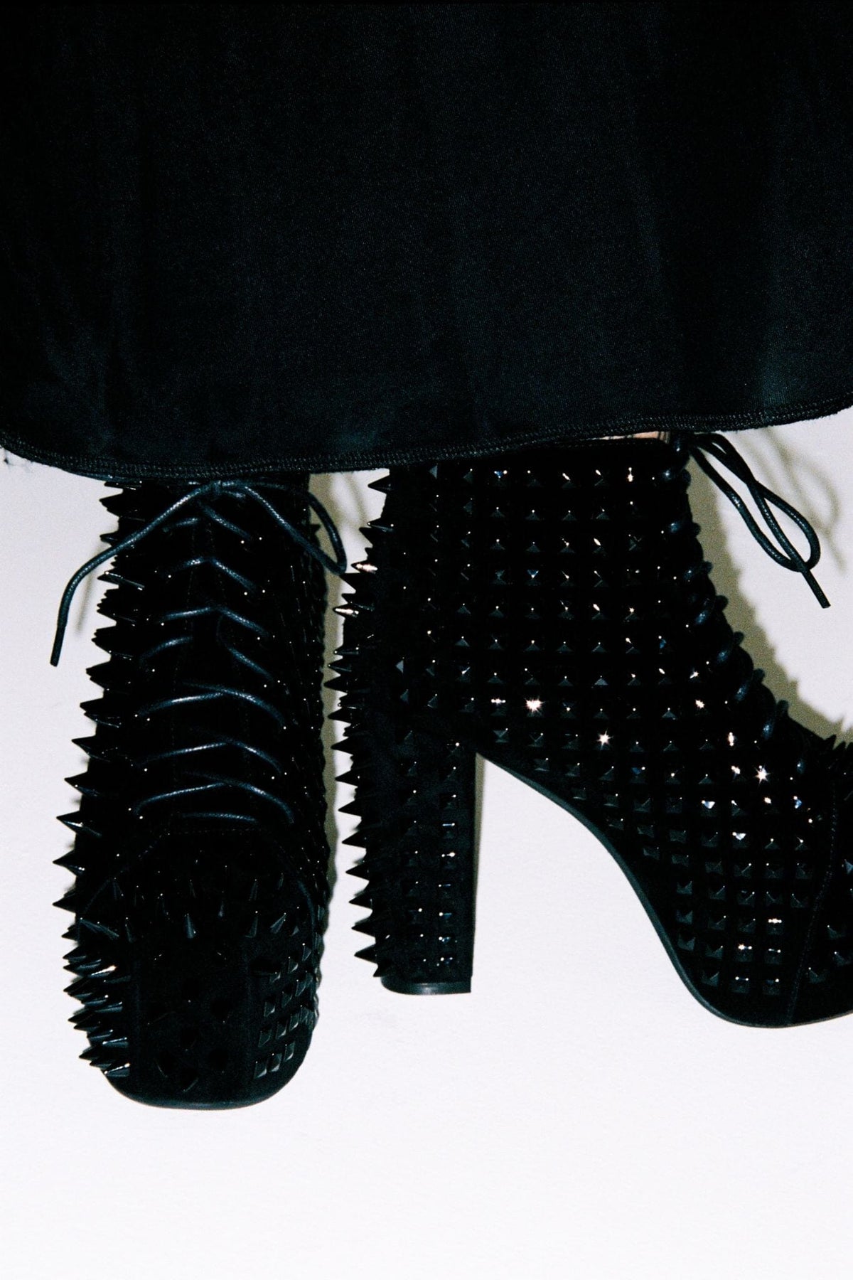 LITA-SPIKE Black Suede Black 7