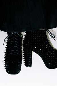 LITA-SPIKE Black Suede Black 7