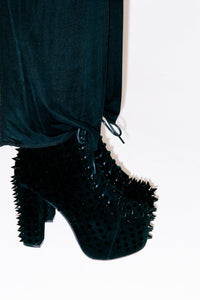 LITA-SPIKE Black Suede Black 3