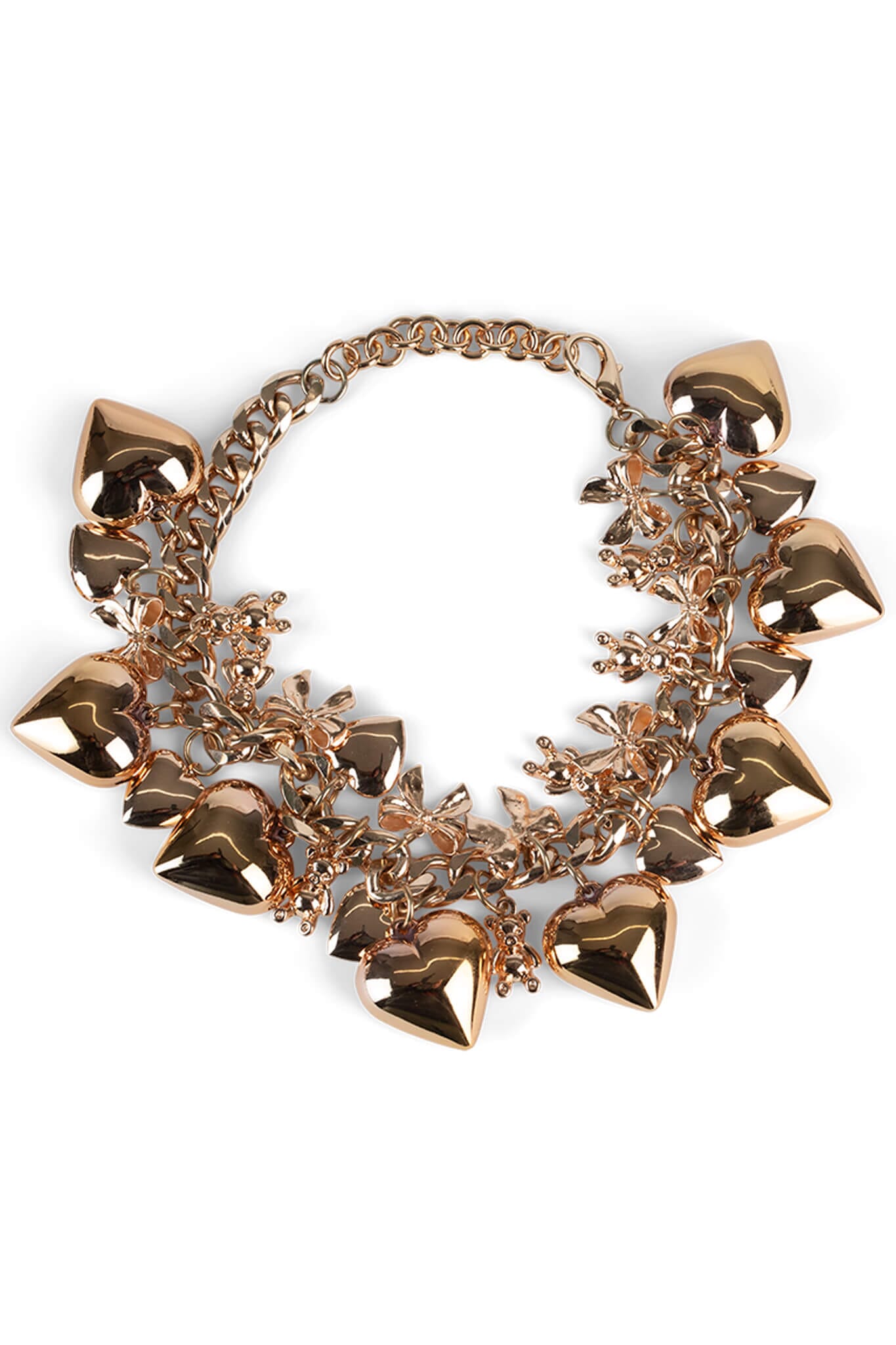 小物 Love jewelry 中古】ハートモチーフ ネックレス K18WG ミニ ペンダント ホワイト