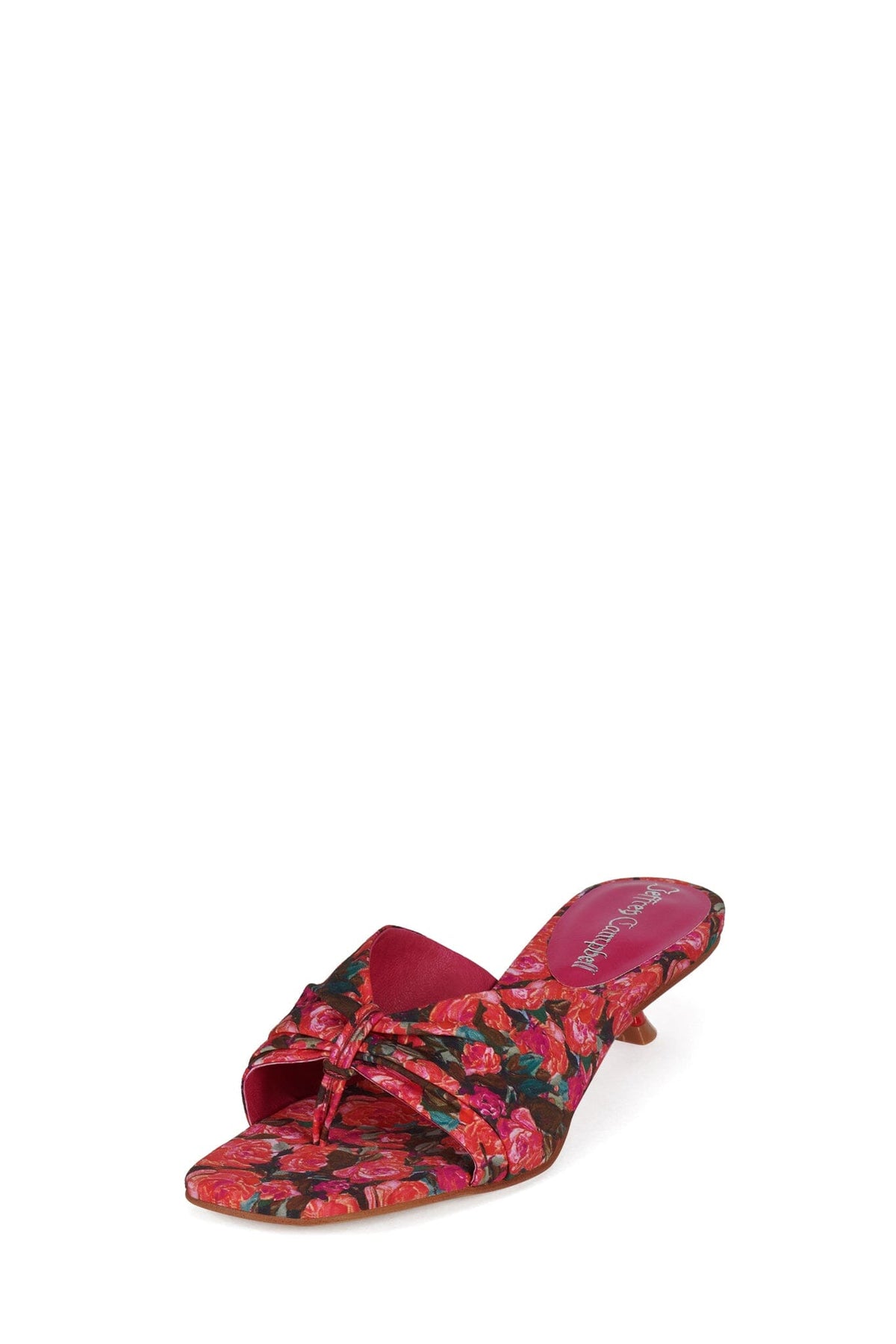 LOVER-GIRL Jeffrey Campbell Heeled Sandal Red Floral _hover