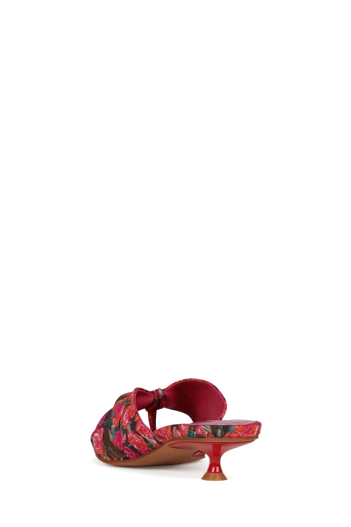 LOVER-GIRL Jeffrey Campbell Heeled Sandal Red Floral 