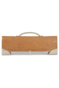 LUCIDITY Jeffrey Campbell Clutch Clear Beige Combo
