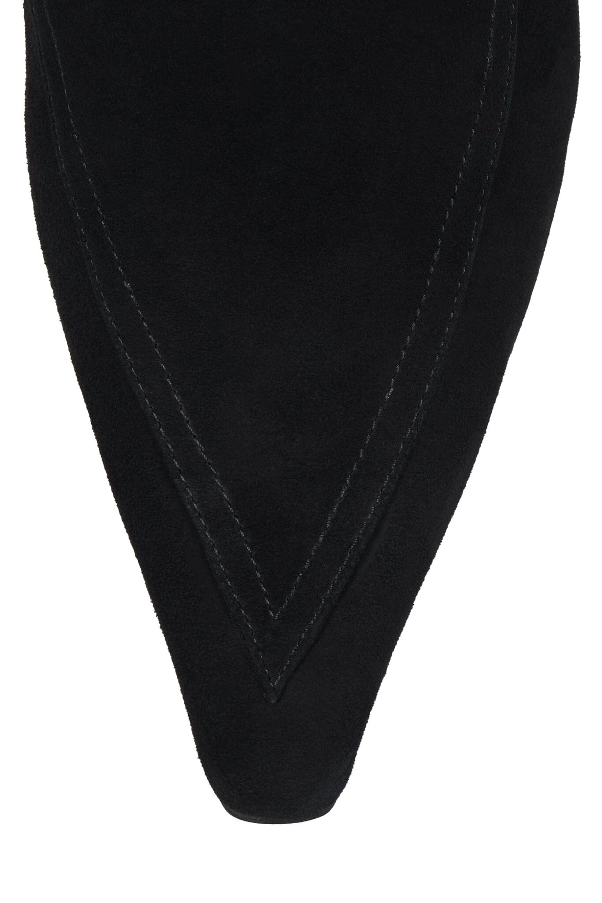 LYRE Jeffrey Campbell Heeled Slingback Pump Black Suede