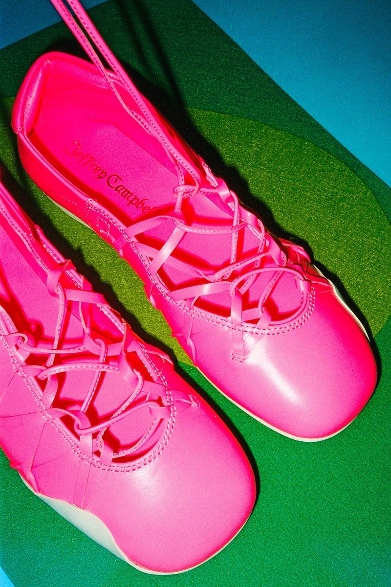 M-V-P Jeffrey Campbell Sport Ballerina Fuchsia Neon