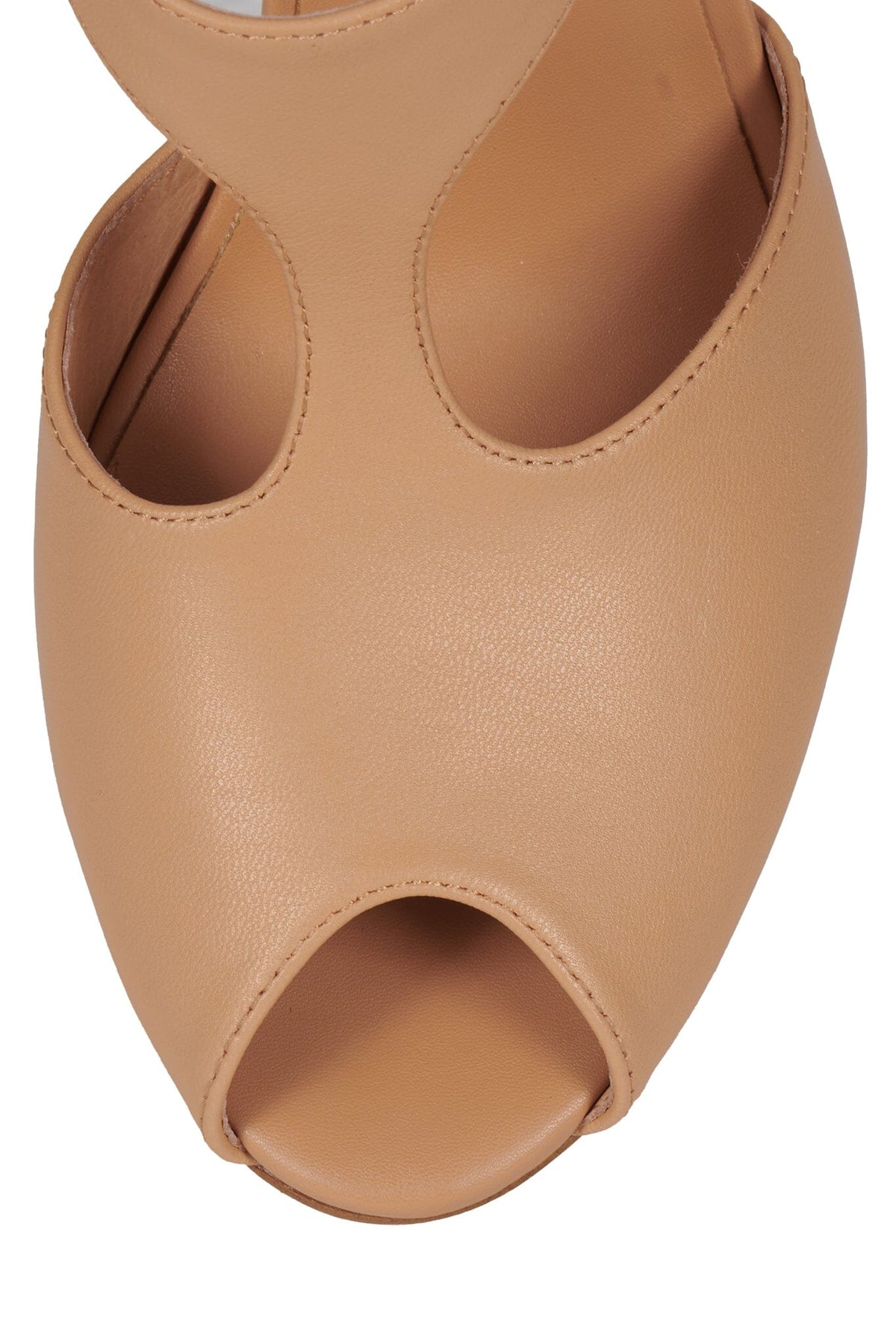 MAGAZINE Jeffrey Campbell Wedge Beige