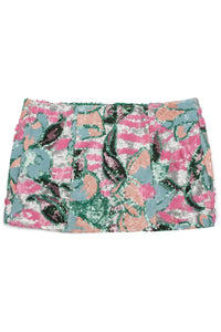 MAISY-SEQ Skirt YYH Teal Multi