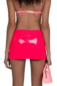 MAISY Skirt Fuchsia Neon Patent