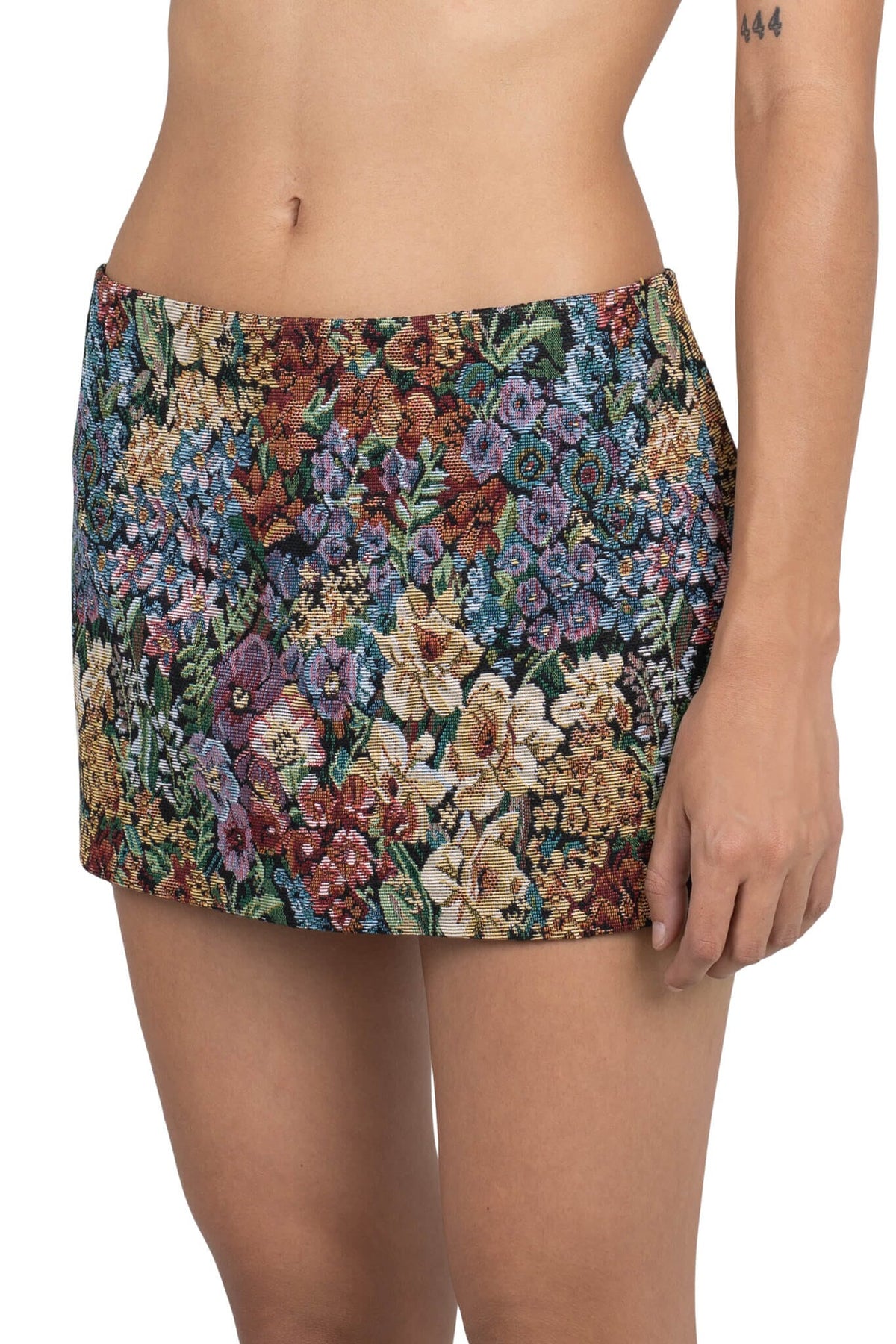 MAISY SKIRT Jeffrey Campbell Mini Skirt Multi Floral Tapestry
_hover