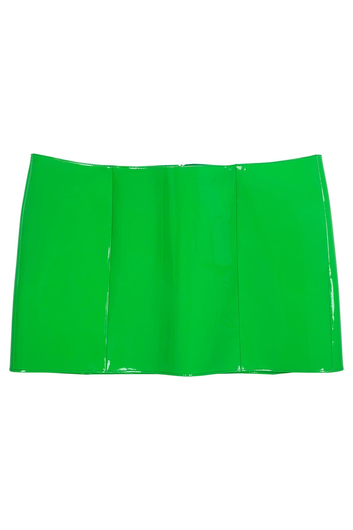 MAISY Jeffrey Campbell Skirt Green Neon Patent  