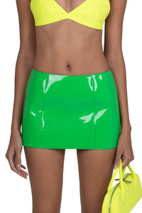 MAISY SKIRT Skirt YYH Green Neon Patent XS 