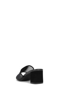 MALININ Jeffrey Campbell Heeled Sandals Black Suede Combo