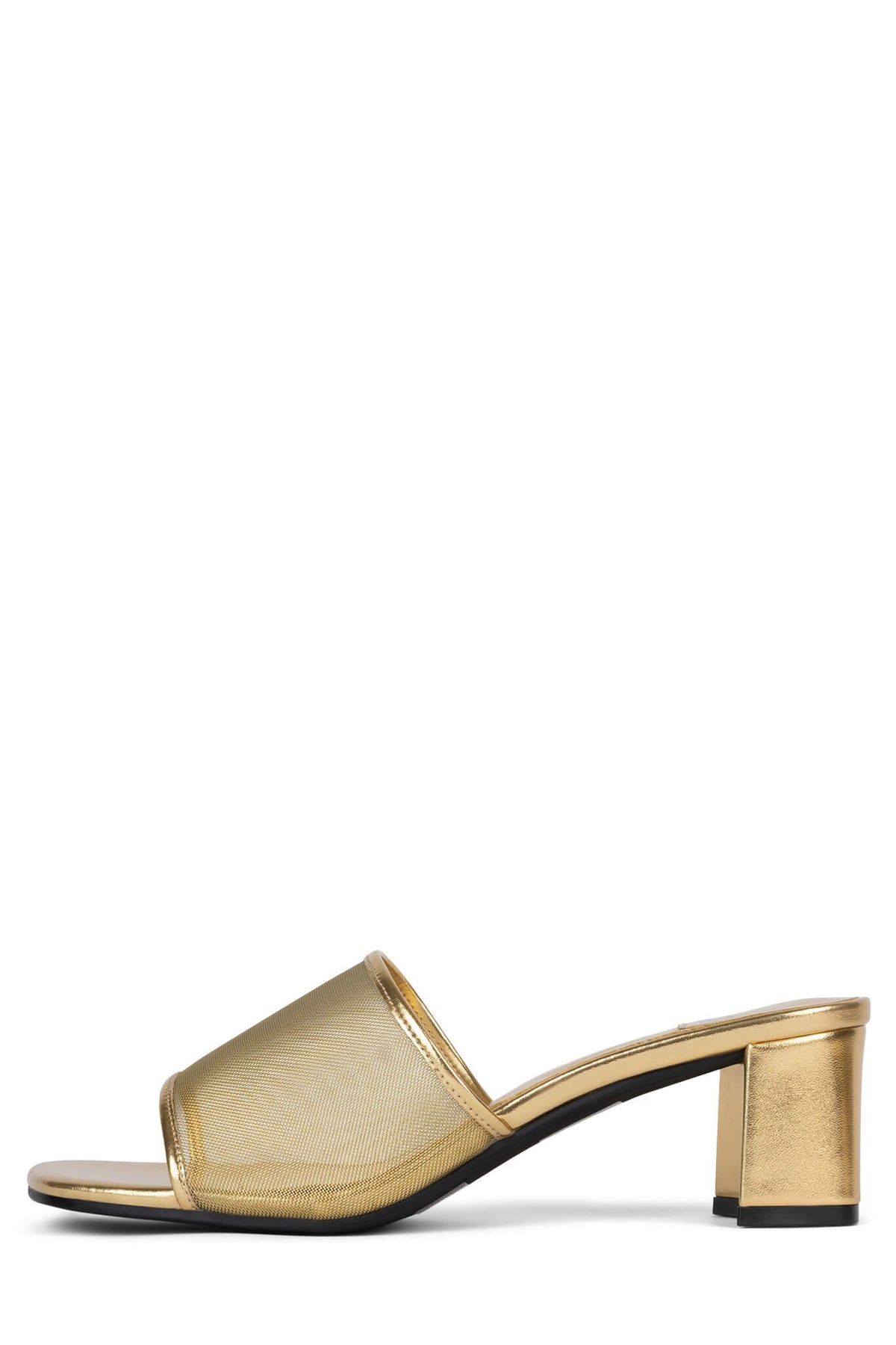 MALININ Jeffrey Campbell Heeled Sandals Gold Mesh