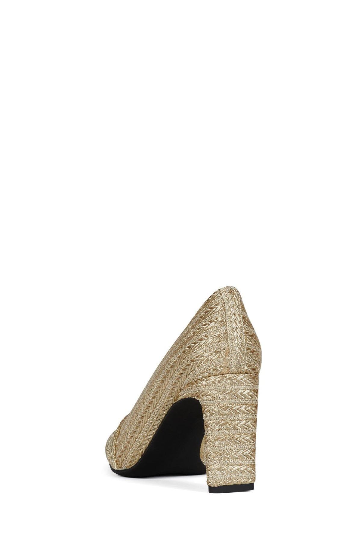 MANTRA Jeffrey Campbell Loafer Pump Gold Brocade