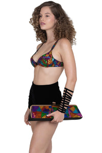 MARGUERITE Jeffrey Campbell Clutch Rainbow Multi 