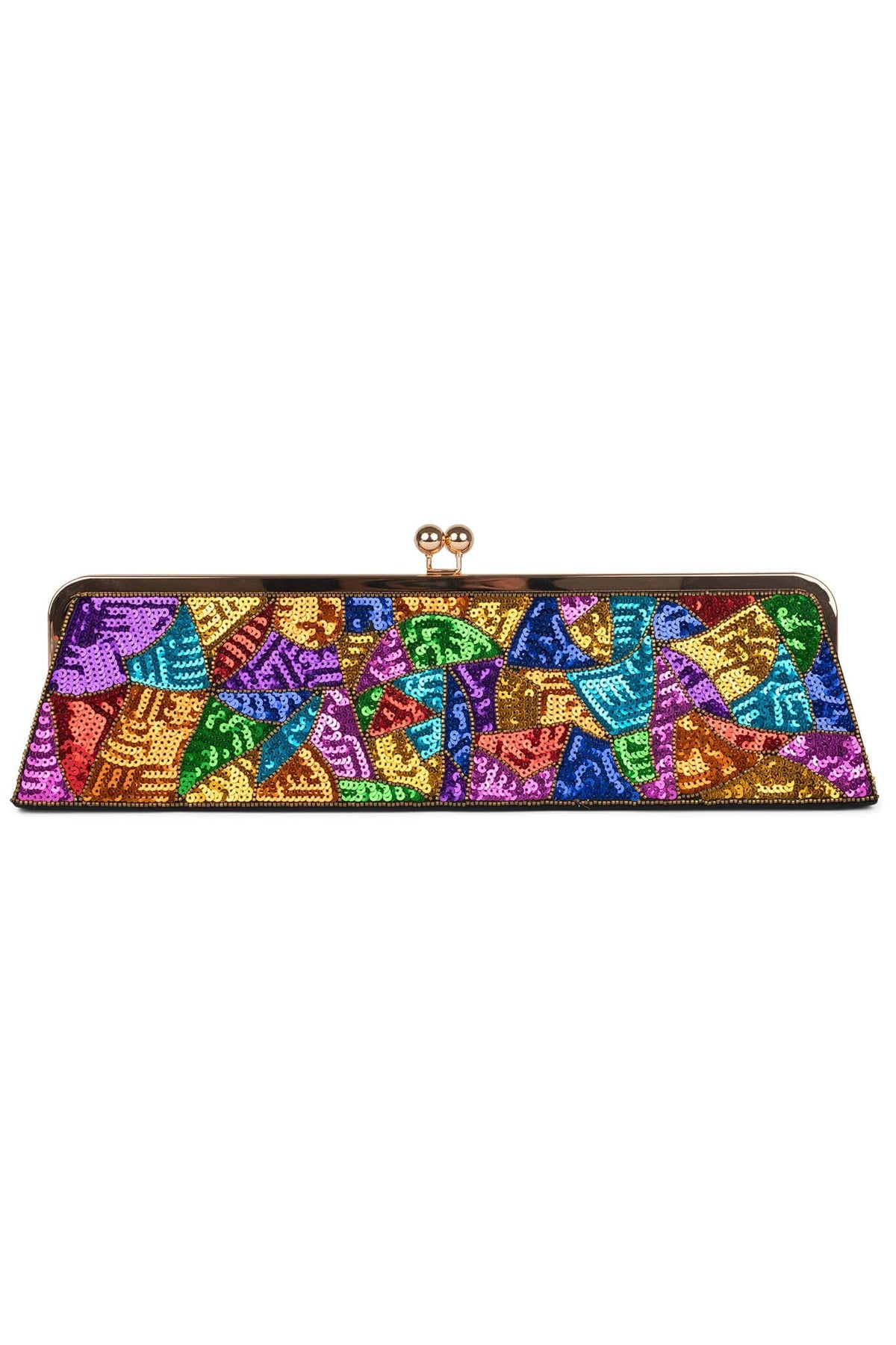 MARGUERITE Jeffrey Campbell Clutch Rainbow Multi 