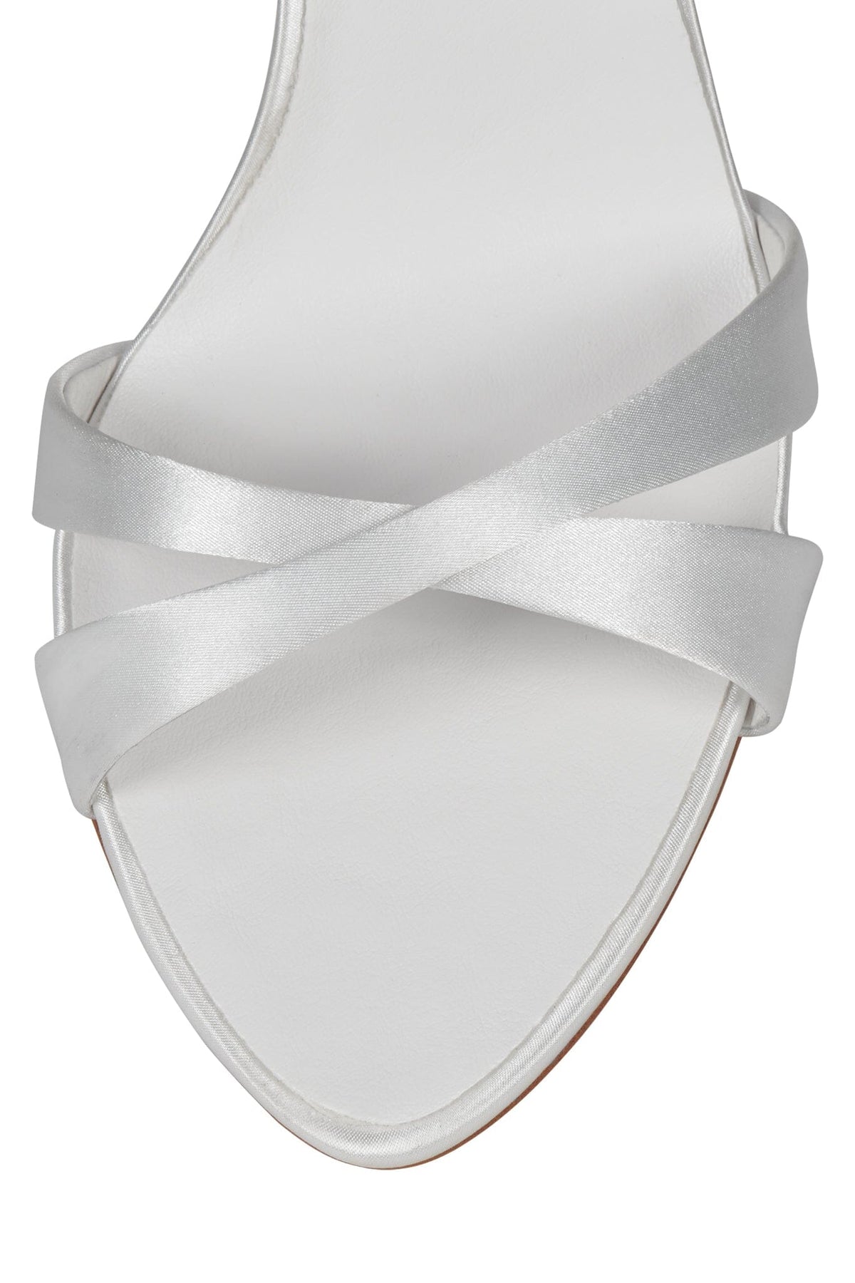 MARIELLE Heeled Sandal White Satin